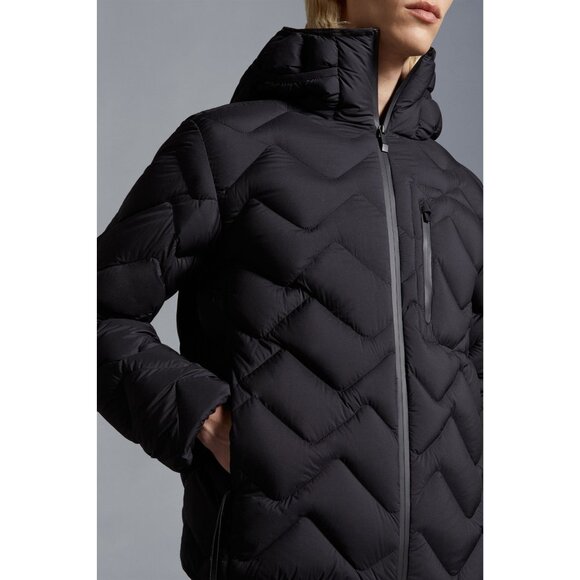 Moncler Steliere Jacket in Black 1 New Mens Lightweight Puffer Coat - Picture 15 of 16